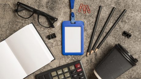 Open book and business elements